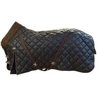 Produktbild von CATAGO Pferdedecke Stalldecke mit 500 g Füllung Schwarz Braun 145 cm - 500 g