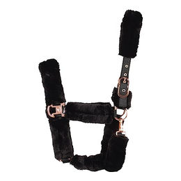 Catago Pony Lammfellhalfter Schwarz – Bild 1 von 2