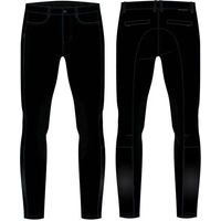 Produktbild von Catago Raven Reithose für Herren mit Knieschoner in Schwarz