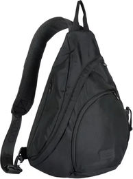 Catago Reithelmtasche aus Polyester in Schwarz mit Schulterriemen für Damen und Herren – Bild 1 von 5
