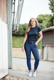 Produktbild von Catago Rihanna Reithose Damen Full Grip Blau