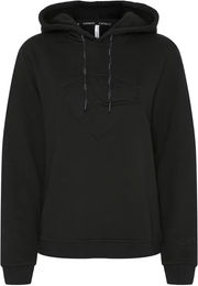 Produktbild von Catago Ronja Damen Kapuzenpullover Schwarz Weiß Größe L