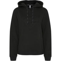 Produktbild von Catago Ronja Damen Kapuzenpullover Schwarz Weiß Größe L
