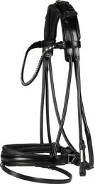 Produktbild von Catago Shay Leder Zaumzeug für Ponys in Schwarz Braun oder Weiß