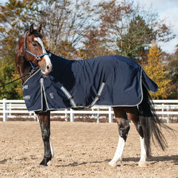 CATAGO Sommerdecke für Ponys in Navy Blau aus Baumwolle 115 cm - 115 cm – Bild 1 von 2