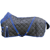 Produktbild von CATAGO Stalldecke für Pferde Schwarz/Blau 135 cm 300g - 100 g