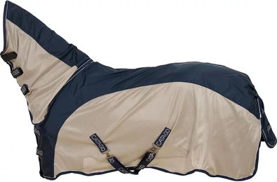 Produktbild von Catago Taylin Fliegenabdeckung für Pferde mit Halsteil aus Neopren 115 cm