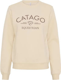 Produktbild von Catago Tinley Sweatshirt Damen Beige Baumwolle Größe S