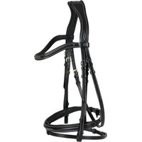 Produktbild von Catago Torina Zaumzeug für Pferde aus Leder in Schwarz mit Silber