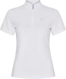 Produktbild von Catago Turnierpolo Damen Ankara Reitshirt Weiß Größe M