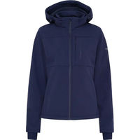 Produktbild von Catago Vanetta Softshell Reitjacke mit Kapuze für Damen in Blau Größe XXL wasserabweisend
