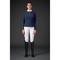 Produktbild von Catago Vinica Reitshirt für Damen mit langen Ärmeln in Blau Größe L