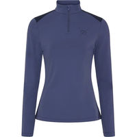 Produktbild von Catago Vivian Damen Pullover mit 1/2 Reißverschluss Blau Größe M