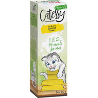 Produktbild von Catessy Katzen Häppchen in Sauce Huhn Sparpaket 28 x 85 g ohne Zucker und Konservierungsstoffe - 28 x 85 g