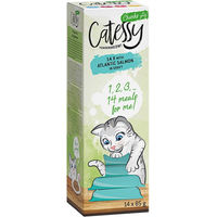 Produktbild von Catessy Katzen Häppchen in Sauce mit Lachs 14 x 85 g - 14 x 85 g