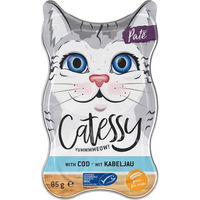 Produktbild von Catessy Katzen Nassfutter Paté mit Kabeljau getreidefrei 36 x 85 g - 36 x 85 g