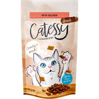 Produktbild von Catessy Knabber-Snack für Katzen mit Lachs 5 x 65 g - 5 x 65 g