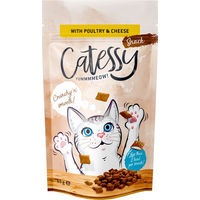 Produktbild von Catessy Knabber-Snack Leckerli mit Geflügel für Katzen 5 x 65 g - 5 x 65 g