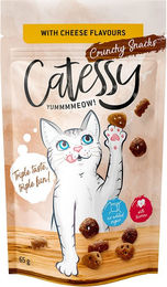 Produktbild von Catessy Knuspersnacks Leckerli für Katzen mit Käsegeschmack 5 x 65 g - 5 x 65 g