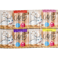 Produktbild von Catessy Mini-Sticks Mix 2 Katzen Leckerli mit 4 Sorten 20 x 2 g