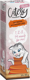 Produktbild von Catessy Mousse Huhn Schälchen 14 x 90 g getreidefrei - 14 x 90 g