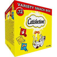 Produktbild von Catisfactions Katzenleckerlis Mega Box 12 x 60 g