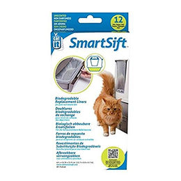 Catit biologisch abbaubare Ersatzfolien für die SmartSift Katzentoilette 12er Pack – Bild 1 von 4