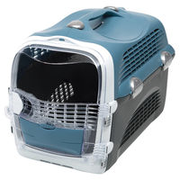 Produktbild von Catit Cabrio Transportbox für Katzen in Blau/Grau aus Kunststoff