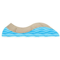 Produktbild von Catit Cat Love Kratzbrett Welle aus Pappe mit Katzenminze 49 x 21 x 8,5cm