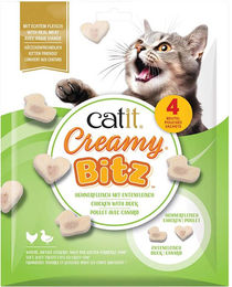 Catit Creamy Bitz Katzenleckerli Huhn & Ente 4 x 12 g – Bild 1 von 1