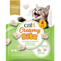 Produktbild von Catit Creamy Bitz Katzenleckerli Huhn & Ente 4 x 12 g