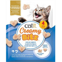 Produktbild von Catit Creamy Bitz Katzenleckerli Lachs und Garnelen 4 x 12 g