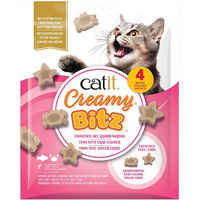 Produktbild von Catit Creamy Bitz Katzenleckerli Thunfisch und Krabbengeschmack 4 x 12 g