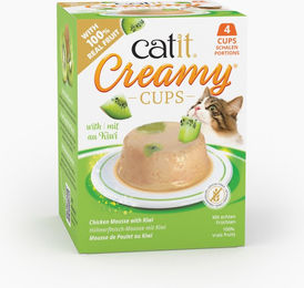 Catit Creamy Cups Katzen-Creme Huhn und Thunfisch 4 x 25 g – Bild 1 von 10