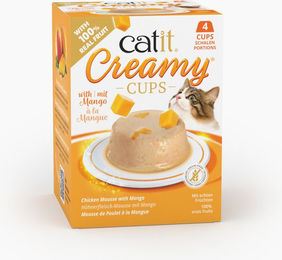 Catit Creamy Cups Katzensnack Huhn mit Mango 4 x 25 g – Bild 1 von 13