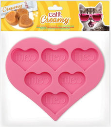 Catit Creamy Ice Pops Silikon-Eisform für Katzen in Rosa – Bild 1 von 6