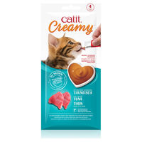 Produktbild von Catit Creamy Katzen-Leckerei Paste Thunfisch 4 x 10 g - 4 x 10 g