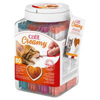 Produktbild von Catit Creamy Leckerli Creme für Katzen 80 x 10 g