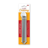 Produktbild von Catit Creamy Löffel für Katzen aus Kunststoff in Weiß und Grau - 1 Stk.