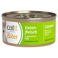 Produktbild von Catit Cuisine Bites Katzenleckerli Ente für erwachsene Katzen 75 g
