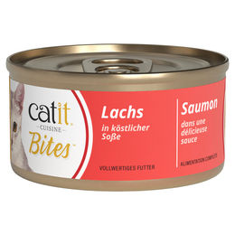 Catit Cuisine Bites Lachs Katzenleckerli für erwachsene Katzen 75 g – Bild 1 von 1