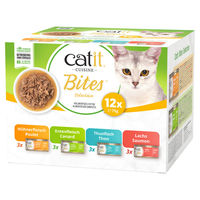 Produktbild von Catit Cuisine Bites Mix Pack Katzenleckerli für erwachsene Katzen 12 x 75 g