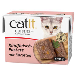 Catit Cuisine Katzen Nassfutter Rind als Pastete, getreidefrei und ohne Zucker, 95 g - 95 g – Bild 1 von 5