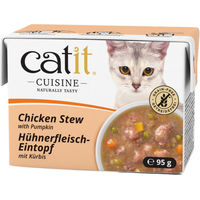 Produktbild von Catit Cuisine Katzen Nassfutter Stückchen in Sauce Huhn ohne Zucker 95 g - 12 x 95 g