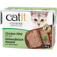 Produktbild von Catit Cuisine Paté Huhn mit Leber für Katzen ohne Zucker 95 g - 95 g
