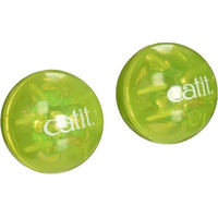 Produktbild von Catit Design Senses beleuchteter Ball für Katzen aus Kunststoff 2er Pack Grün Transparent