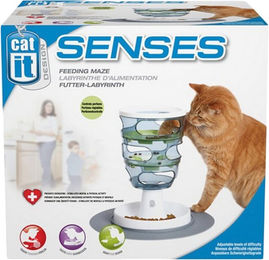 Catit Design Senses Futter Labyrinth interaktives Intelligenzspielzeug und Slow-Feeder für Katzen aus Kunststoff – Bild 1 von 2