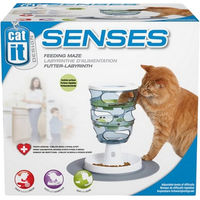 Produktbild von Catit Design Senses Futter Labyrinth interaktives Intelligenzspielzeug und Slow-Feeder für Katzen aus Kunststoff