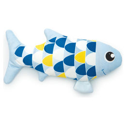 Catit Elektrisches Katzenspielzeug Groovy Fish Blau aus Stoff – Bild 1 von 1