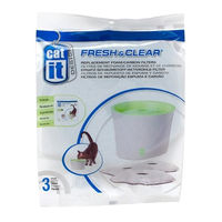 Produktbild von Catit Ersatzfilter für Fresh & Clear Katzen-Trinkbrunnen 3L 3er Pack